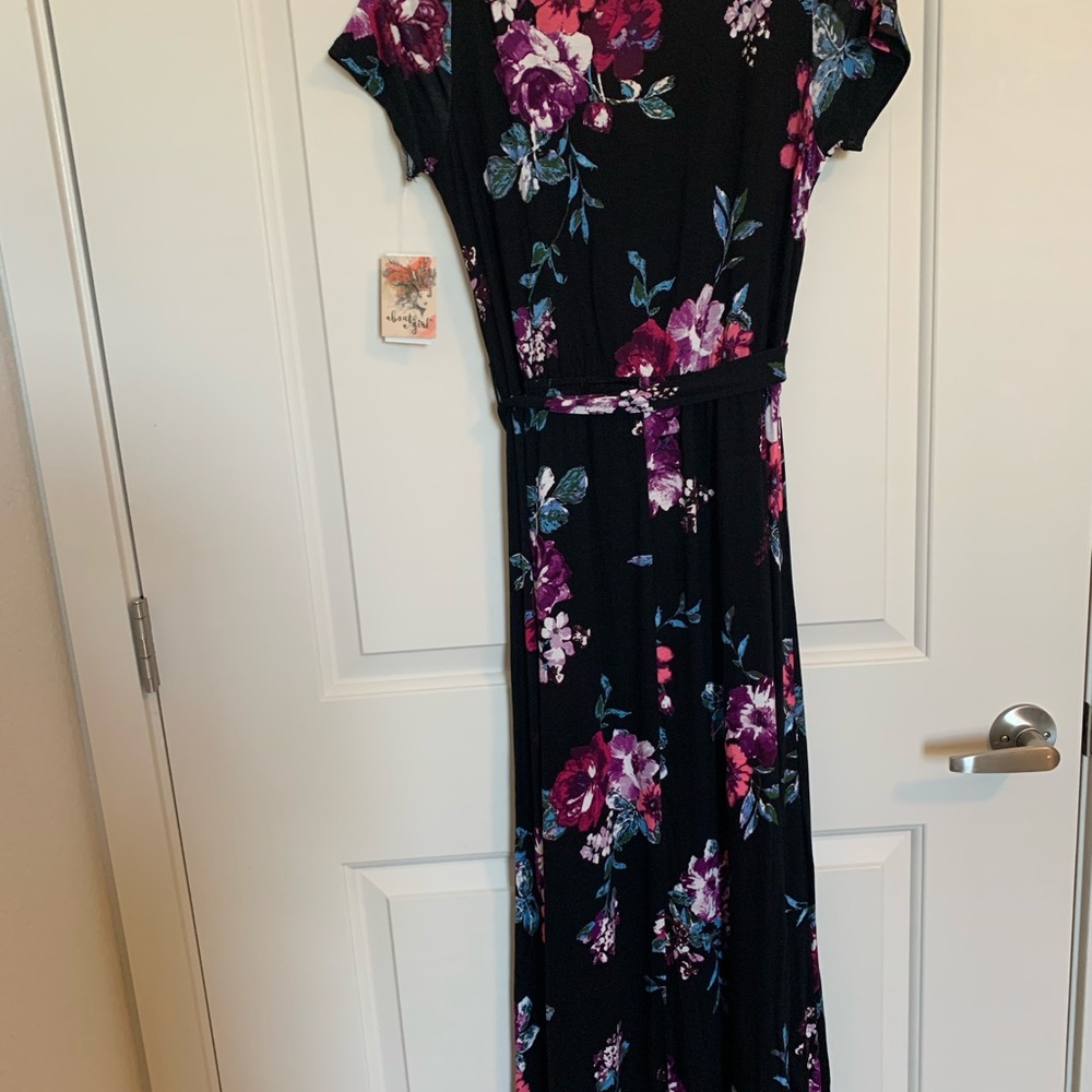 About a Girl, juniors lightweight floral dress - Picture 5 of 7